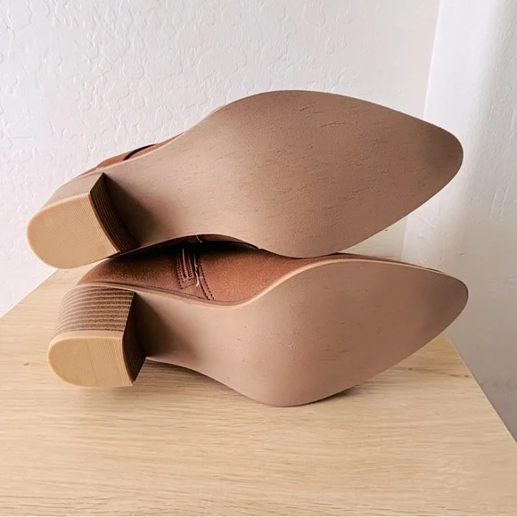 Maurice’s Claire Brown Pointed Toe Ankle Boots Size 10M - Picture 8 of 8